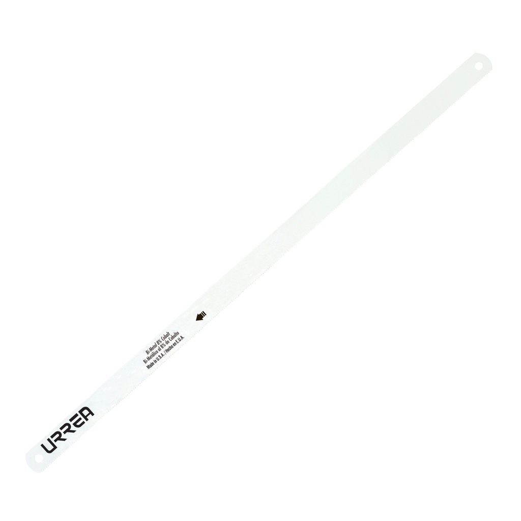 Segueta bimetálica de 12", 18 DPP, 10 piezas Urrea