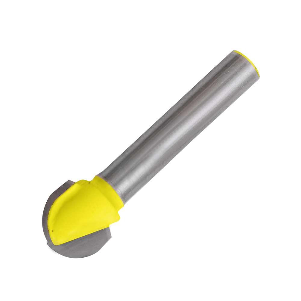 Broca para router de acero de media caña 3/8" zanco de 1/4" Surtek