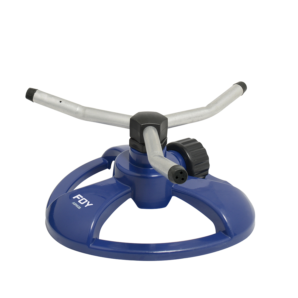 Aspersor estacionario con base metálica de 3 brazos, 3/4" GHT Foy
