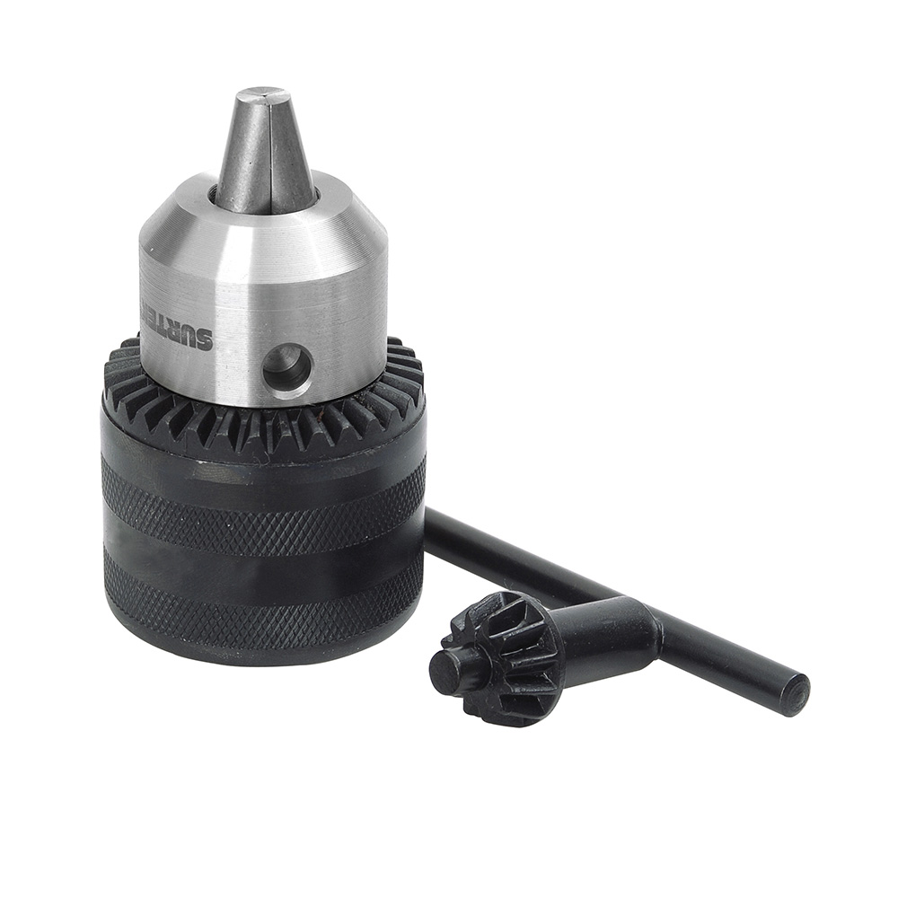 Broquero 1/2", rosca 1/2" - 20 NF con llave Surtek