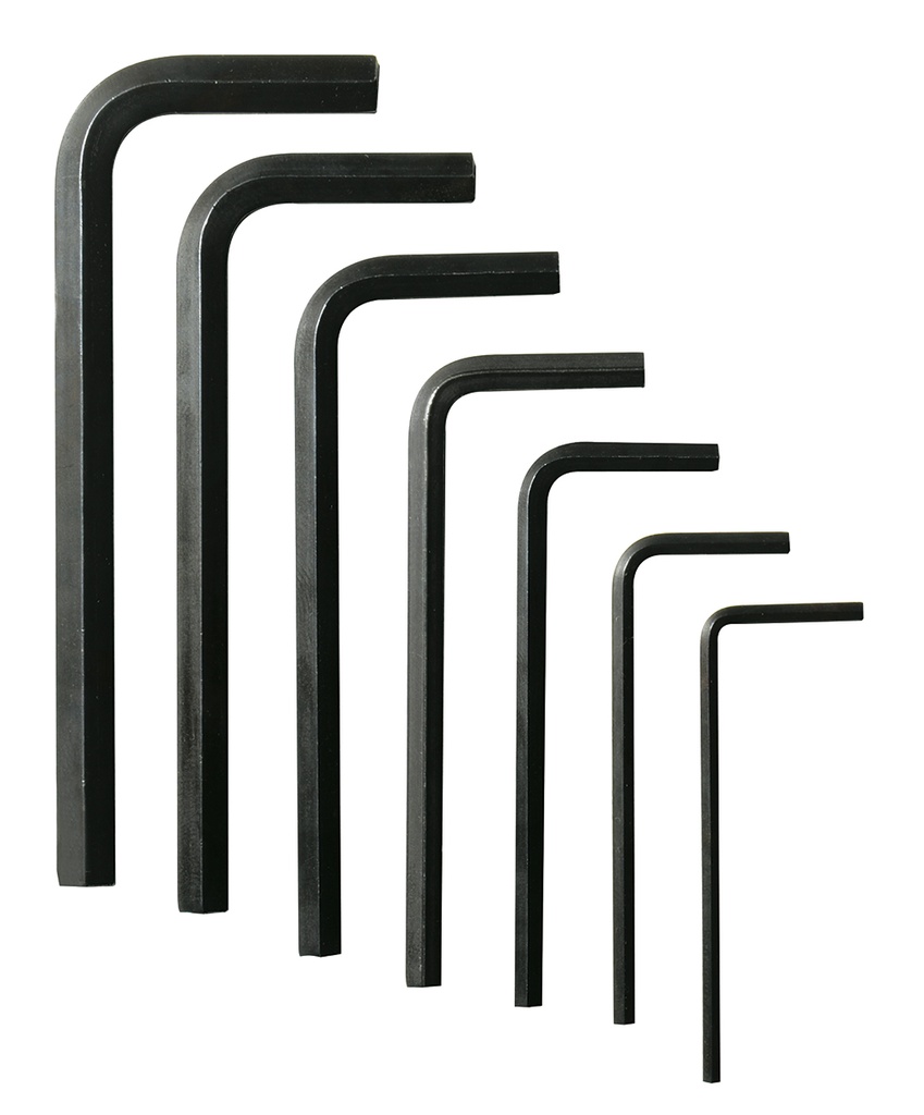 Juego de llaves hexagonales tipo "L", métricas, 7 piezas Urrea