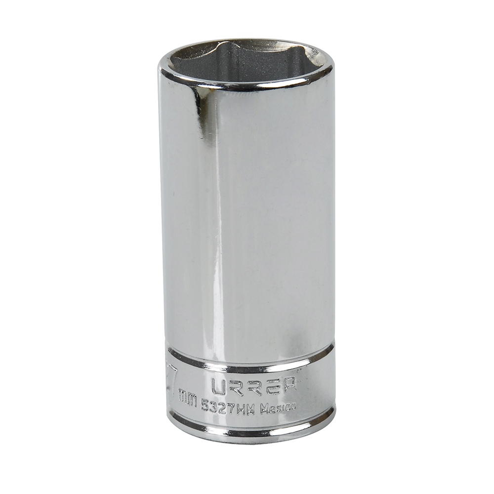 Dado largo cuadro de 1/2", 6 puntas, métrico, 27 mm Urrea