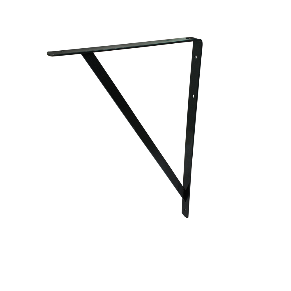 Ménsula con soporte color negro 13 x 20" Surtek