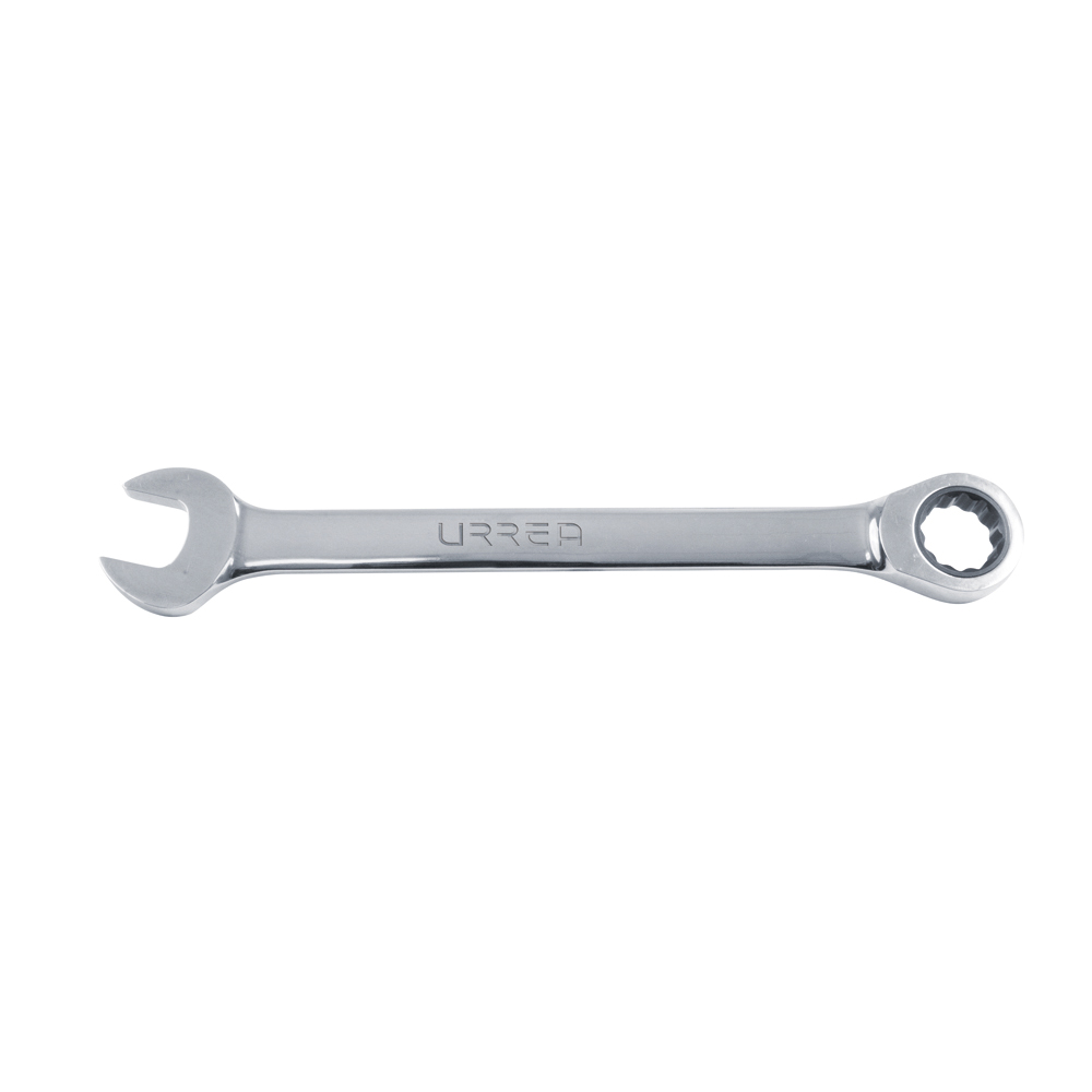 Llave combinada pulido espejo de matraca en pulgadas, 12 puntas, 1-1/8" Urrea