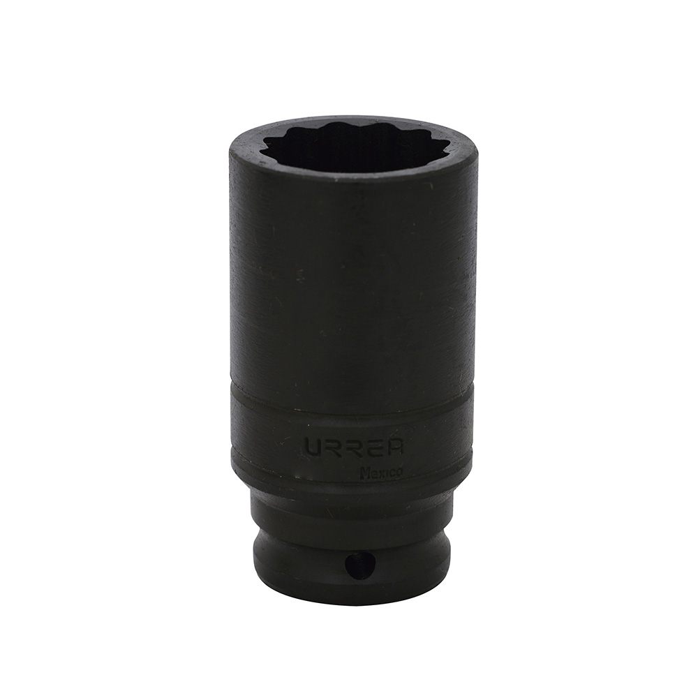 Dado de impacto largo cuadro de 1/2", 12 puntas, métrico, 21 mm Urrea