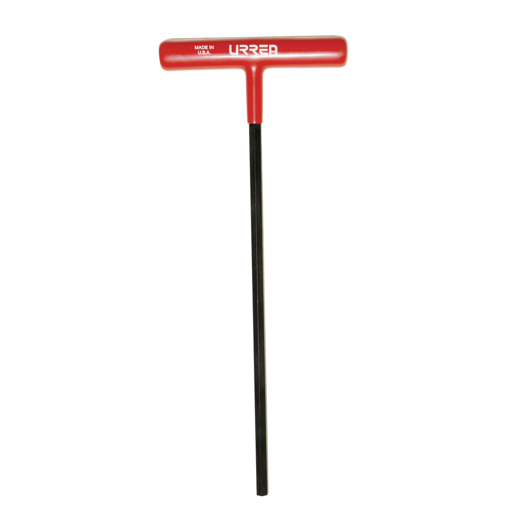 Llave hexagonal larga tipo "T" ergonómica en pulgadas, 1/8" Urrea