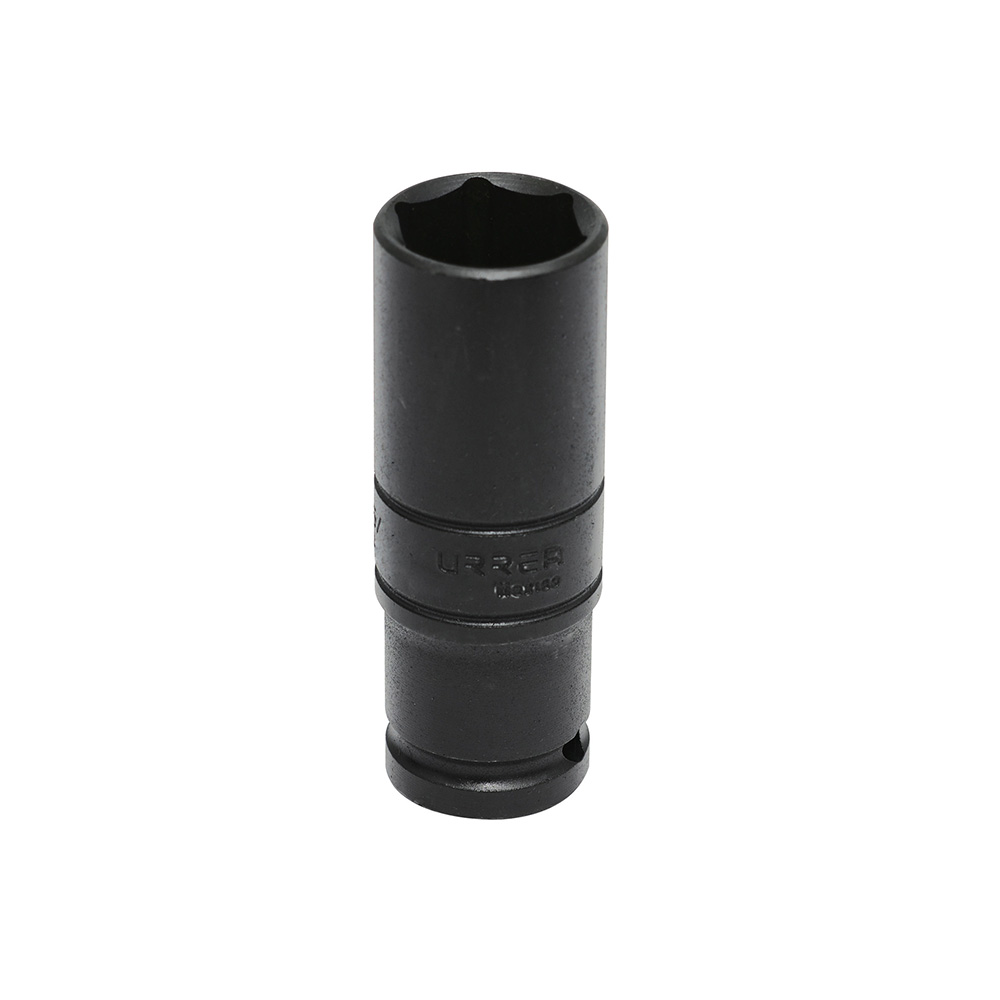 Dado de impacto pared delgada cuadro de 1/2", 6 puntas, en pulgadas, 1-1/8" Urrea