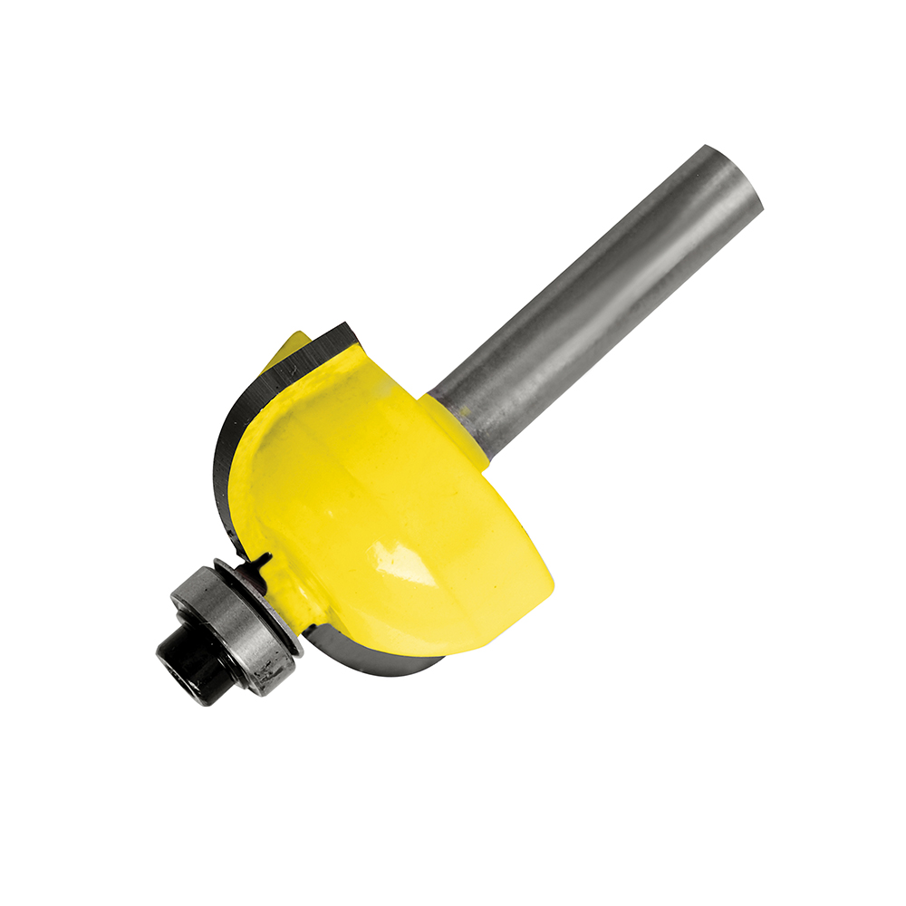 Broca para router de acero bocel cuarto con balero 1-1/8" zanco de 1/4" Surtek