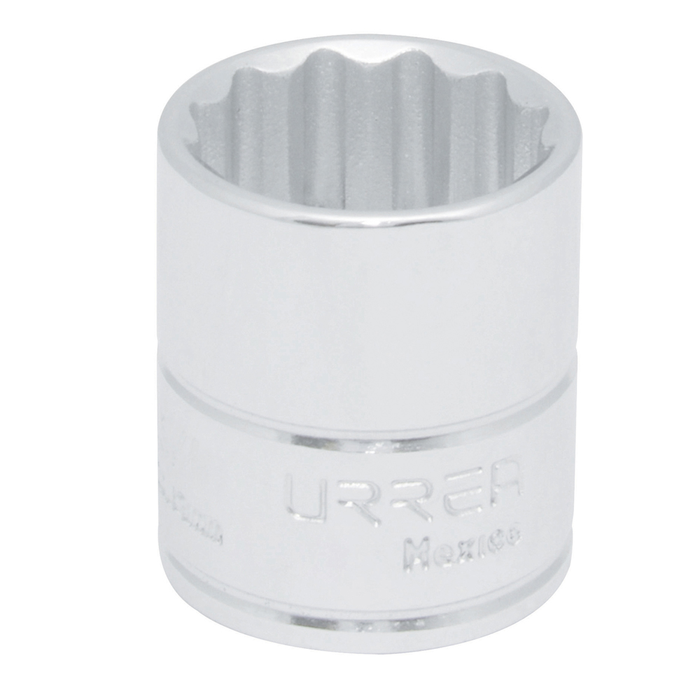 Dado cuadro de 3/8", 12 puntas, en pulgadas, 17/32" Urrea