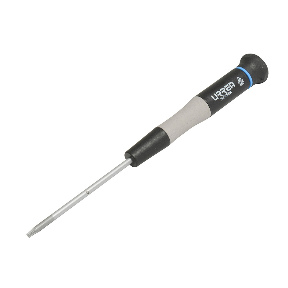Destornillador de precisión ESD anti-estáticos, punta Torx  T10 x 3-5/32" Urrea