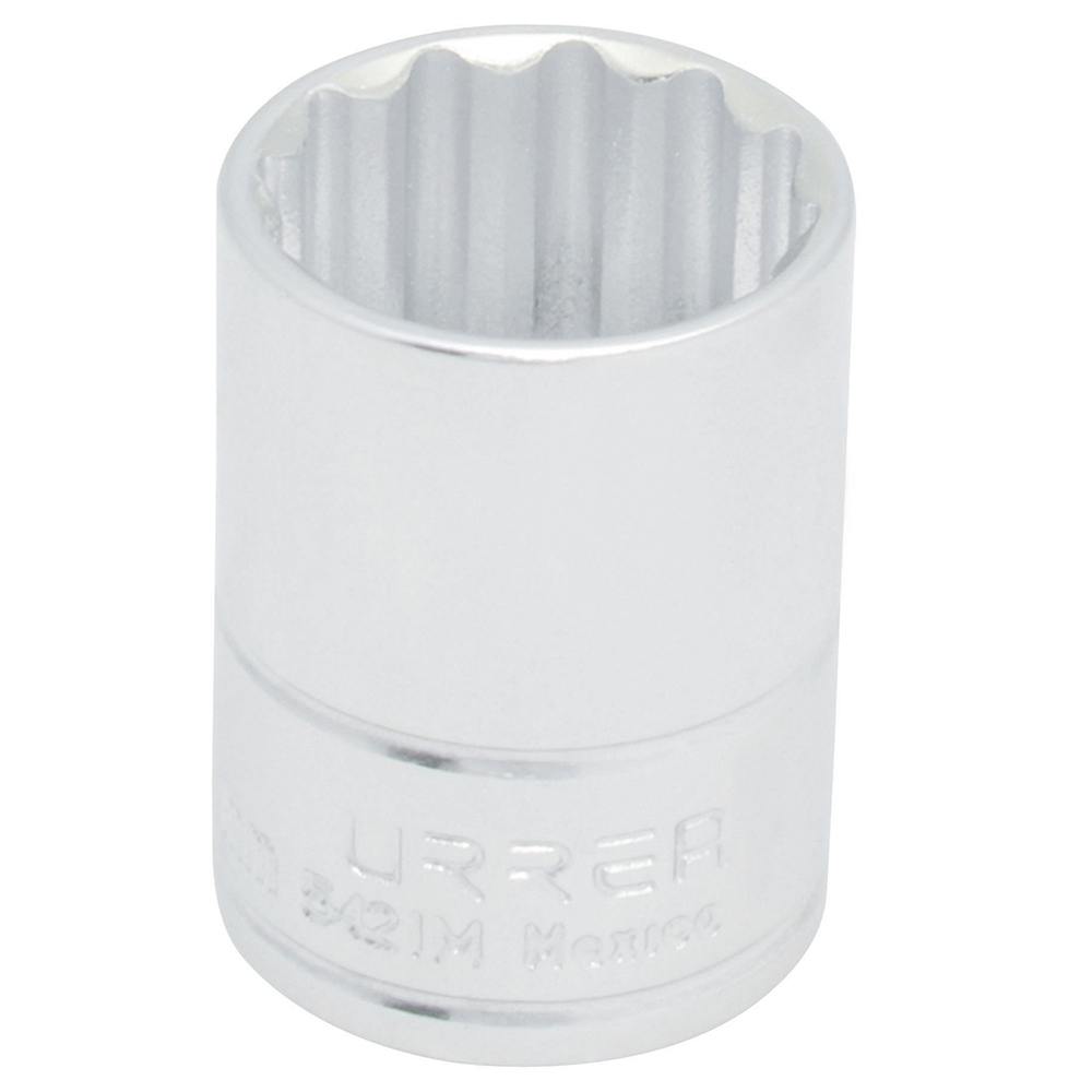 Dado cuadro de 1/2", 12 puntas, métrico, 22 mm Urrea