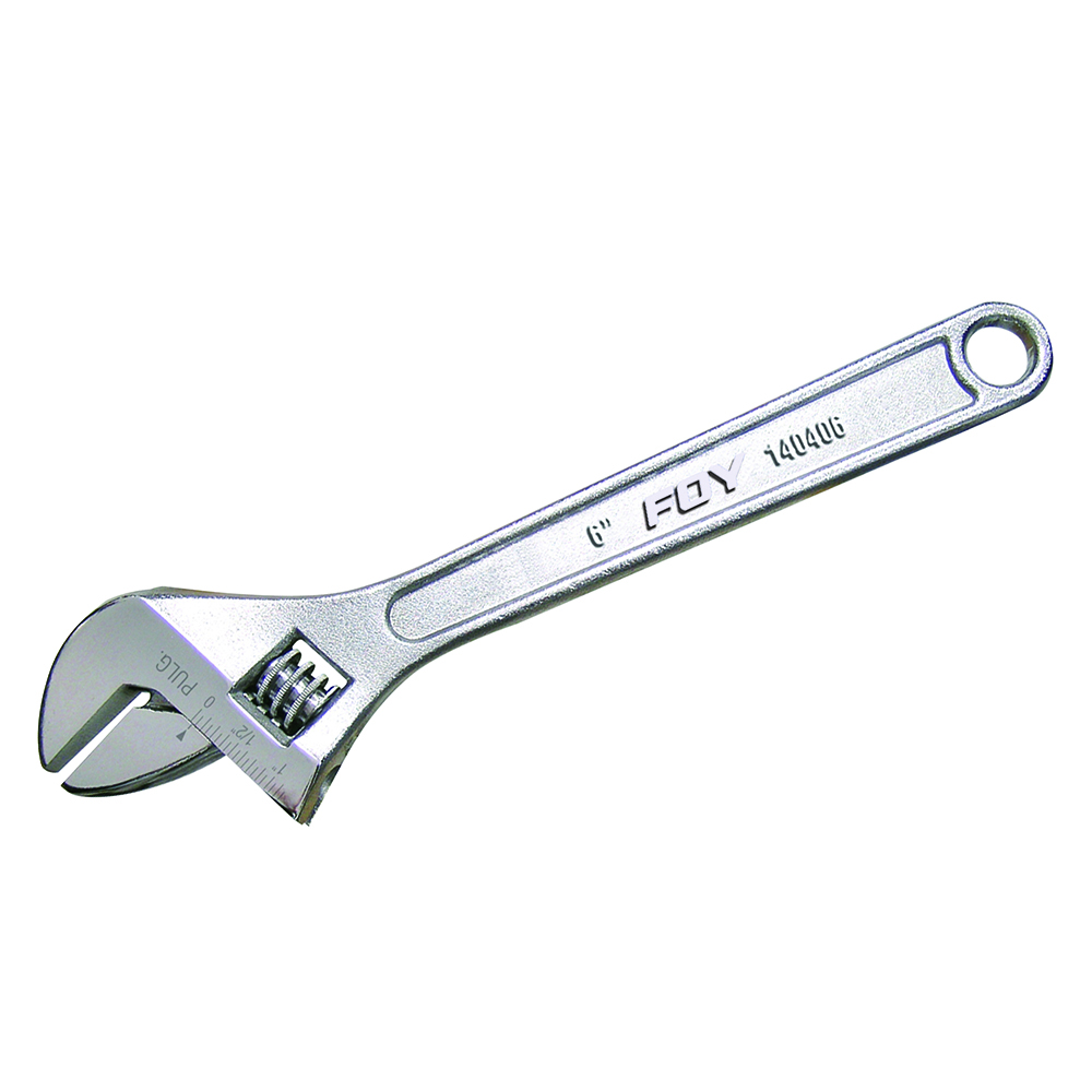 Llave ajustable cromada 6" Foy