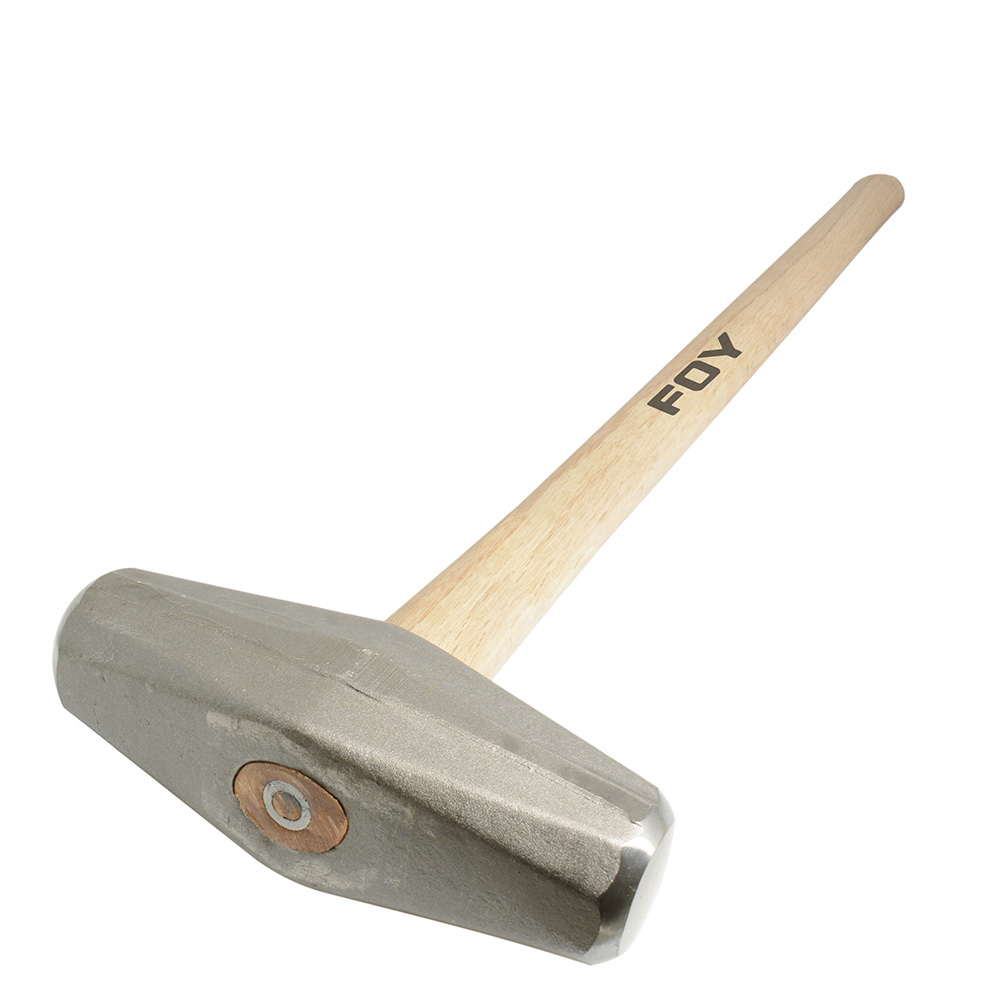 Marro tipo barril con mango largo de madera de 36", 12 lb Foy