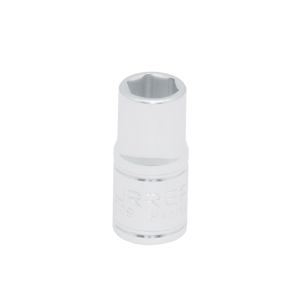 Dado cuadro de 1/4", 6 puntas, en pulgadas, 9/32" Urrea