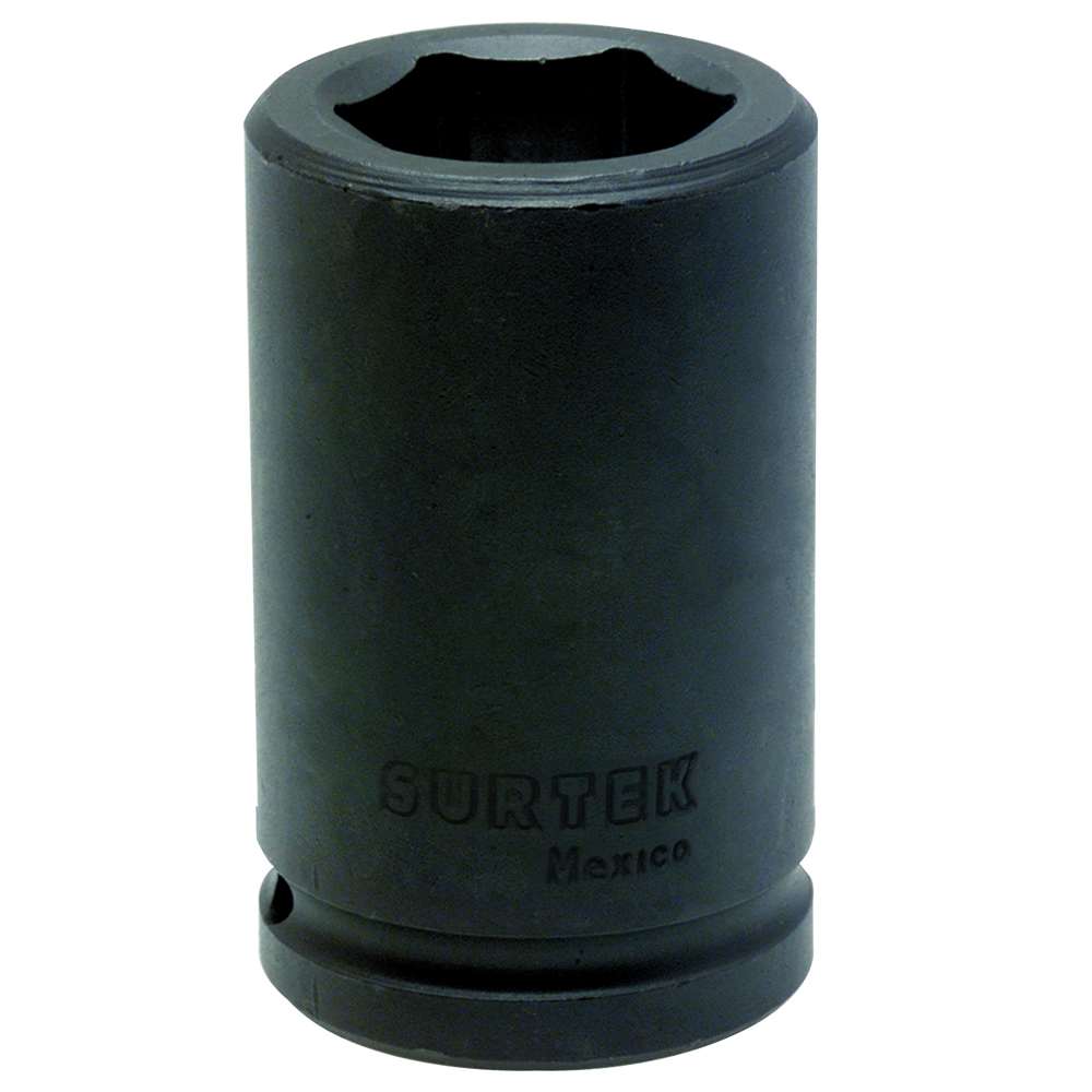 Dado de impacto largo cuadro de 3/4", 6 puntas, en pulgadas, 1-3/8" Surtek