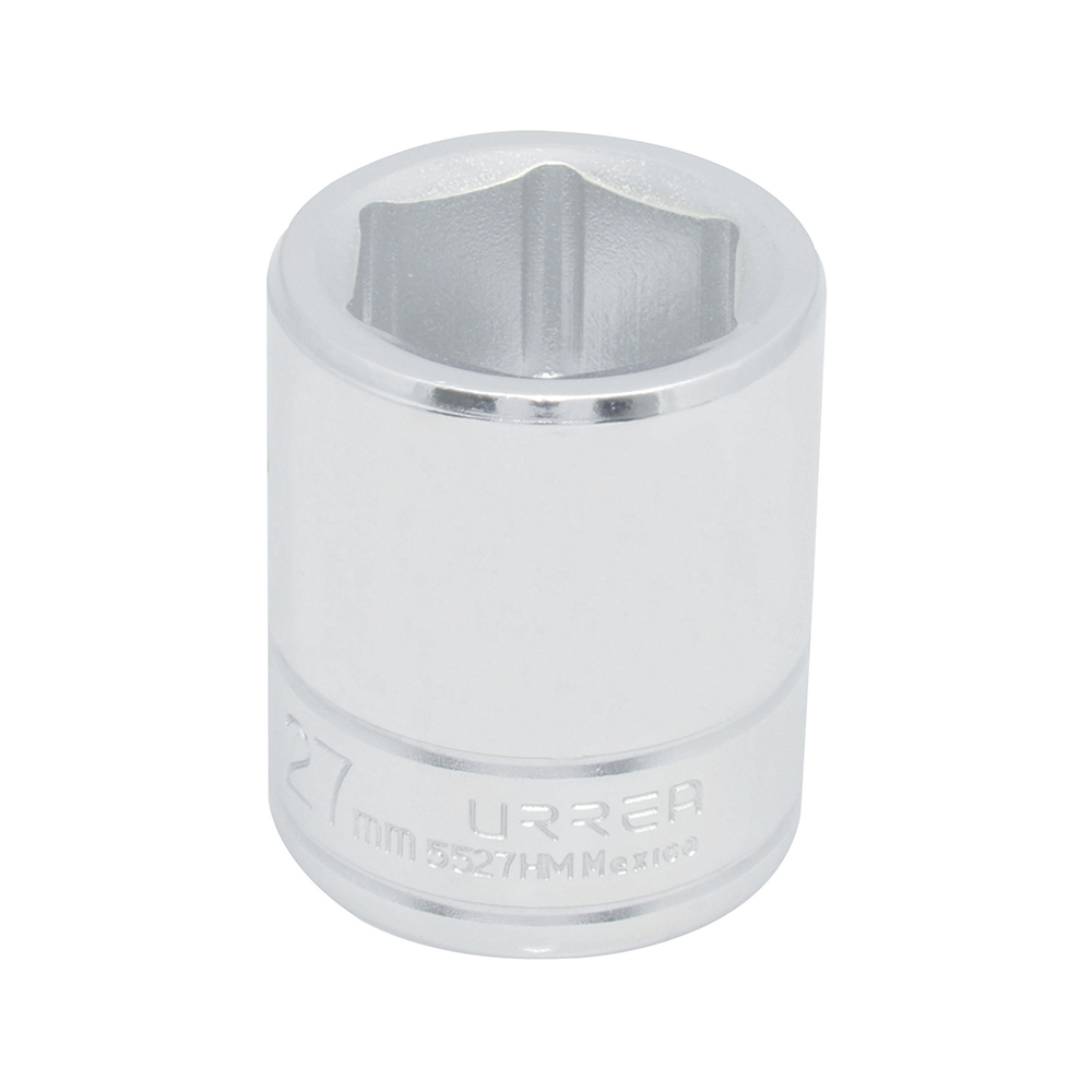 Dado cuadro de 3/4", 6 puntas, métrico, 27 mm Urrea