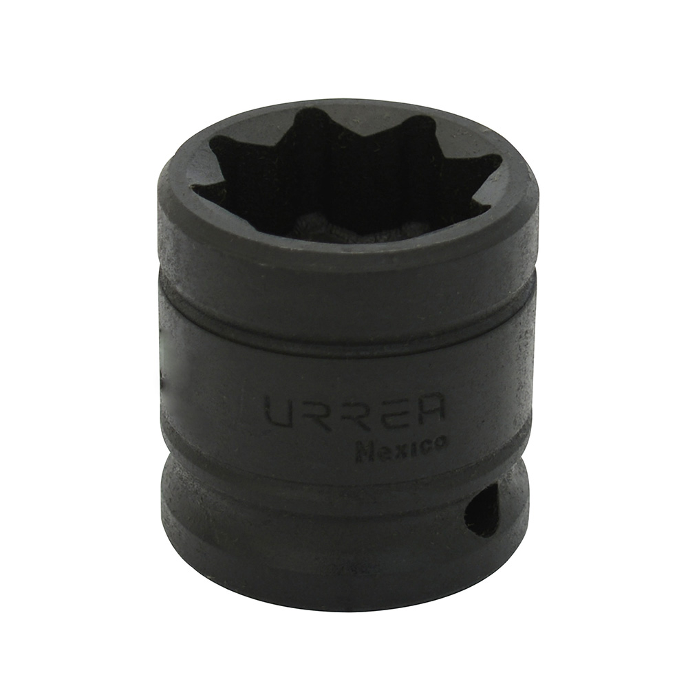 Dado de impacto cuadro de 1/2", 8 puntas, en pulgadas, 1-1/16" Urrea