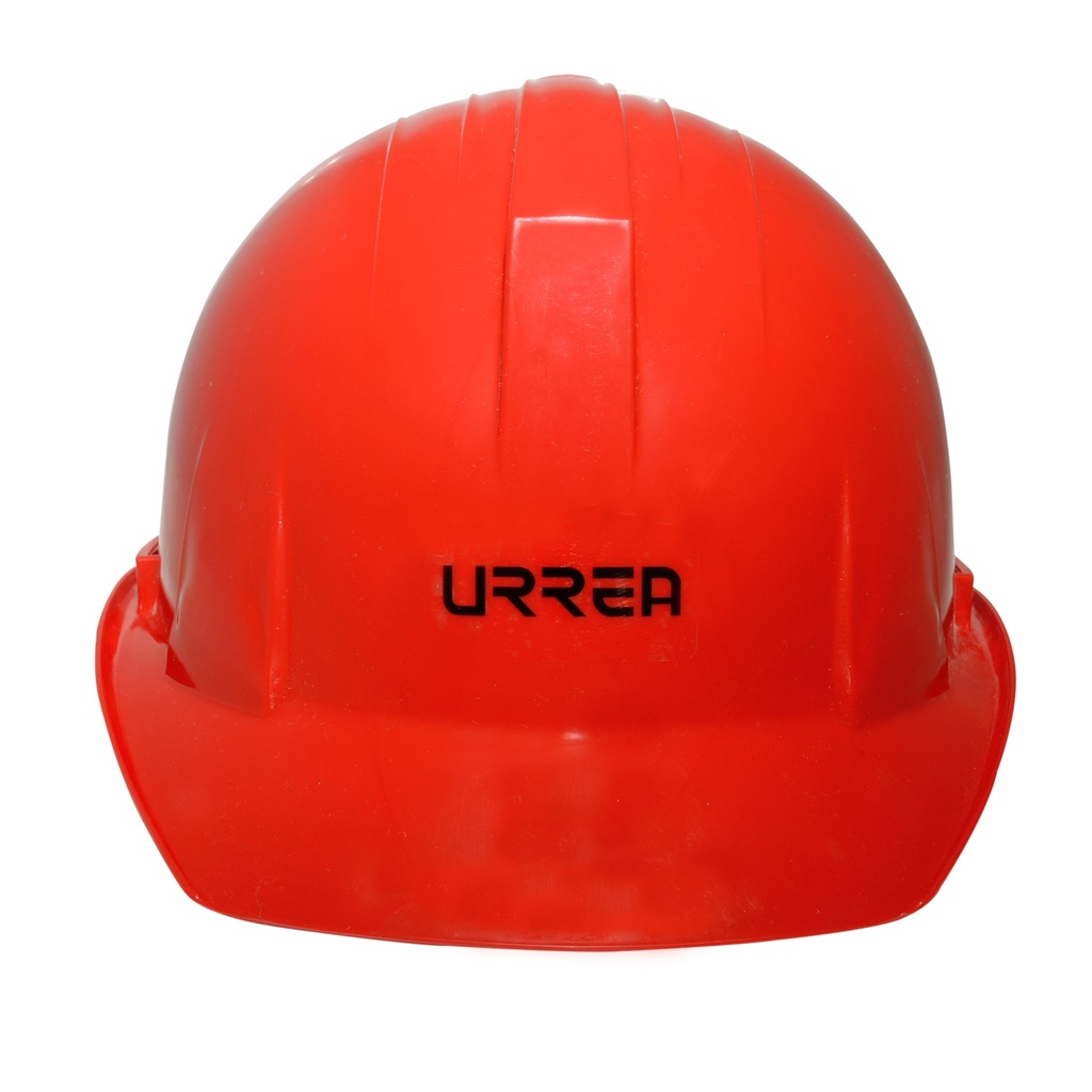 Casco de seguridad con ajuste de intervalos de 4 puntos, color rojo Urrea