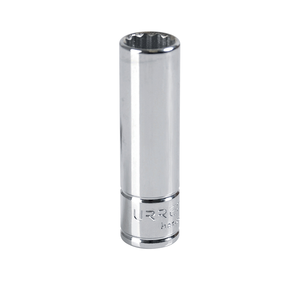 Dado largo cuadro de 3/8", 12 puntas, en pulgadas, 3/4" Urrea