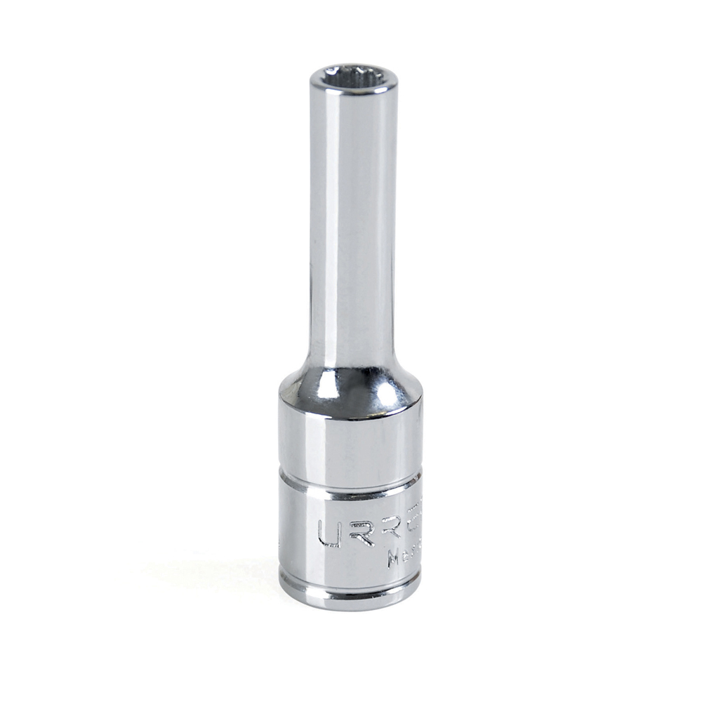 Dado largo cuadro de 3/8", 12 puntas, en pulgadas, 7/16" Urrea