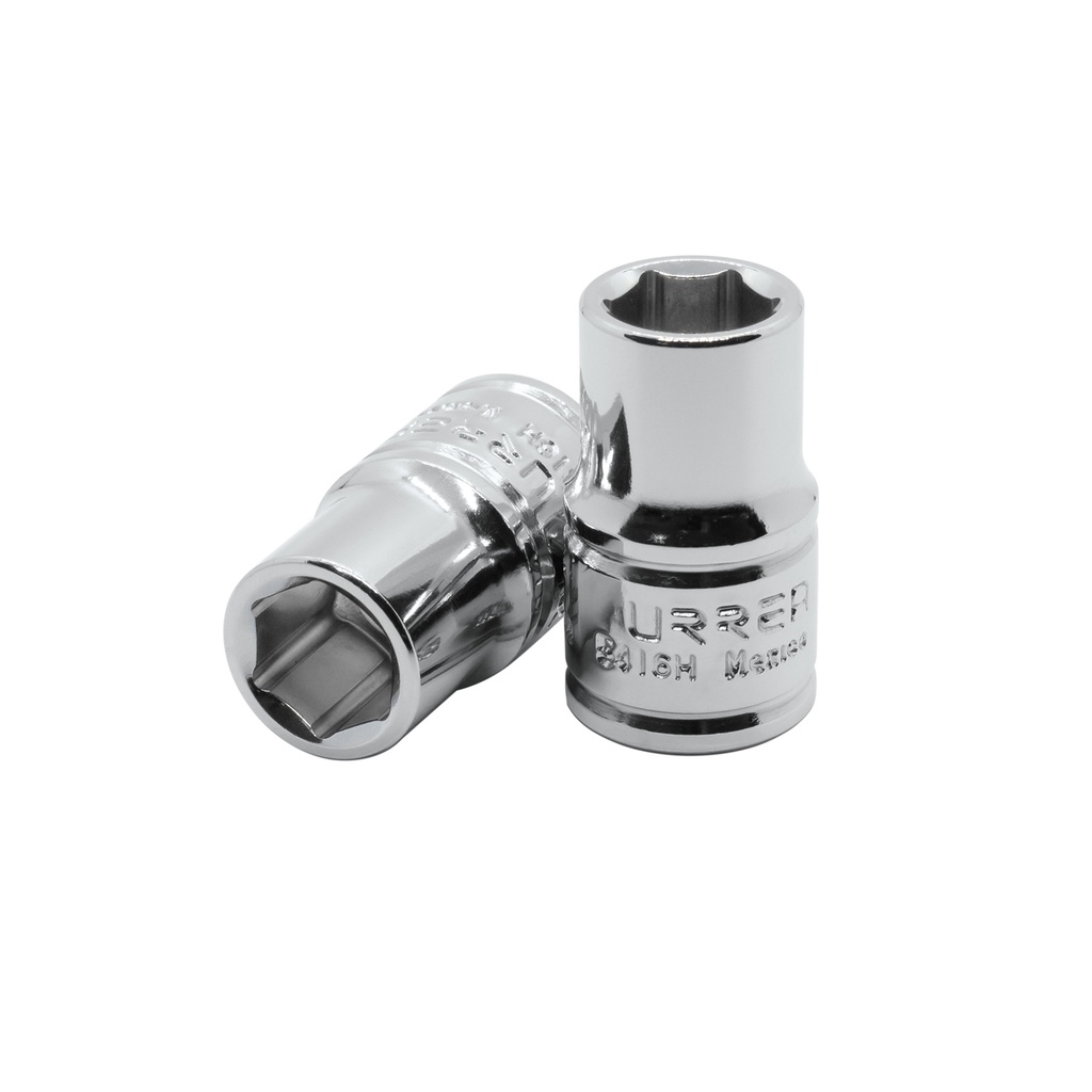 Dado cuadro de 1/2", 6 puntas, en pulgadas, 9/16" Urrea