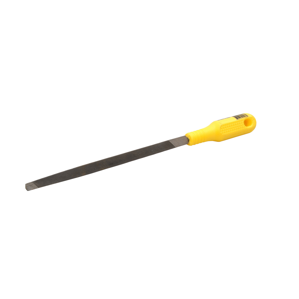 Lima triangular con mango plástico, 6" Surtek