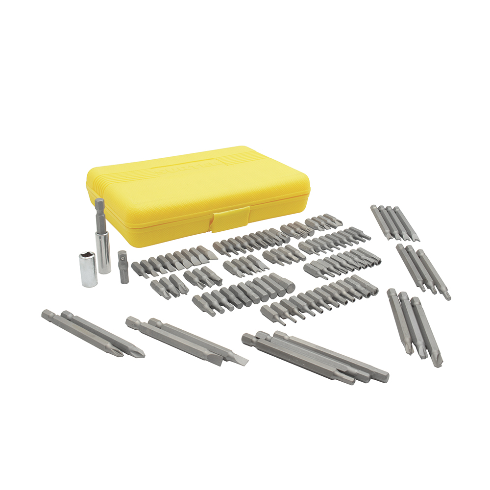 Juego combinado de puntas hexágono de 1/4", 99 piezas en caja plástica Surtek