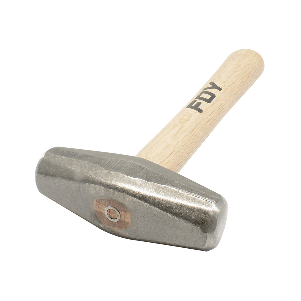 Marro tipo barril con mango corto de madera de 12", 3 lb Foy