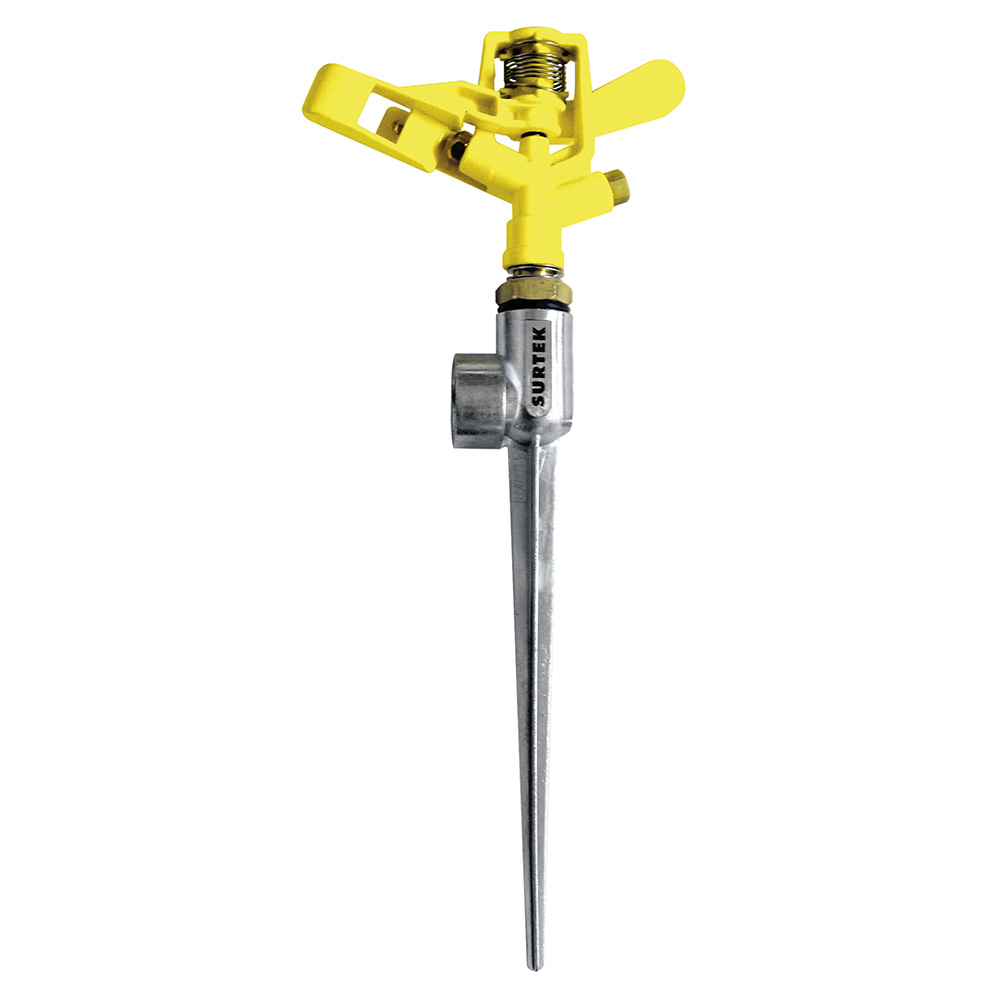 Aspersor metálico regulable por pulsación 3/4" GHT 1 vía Surtek