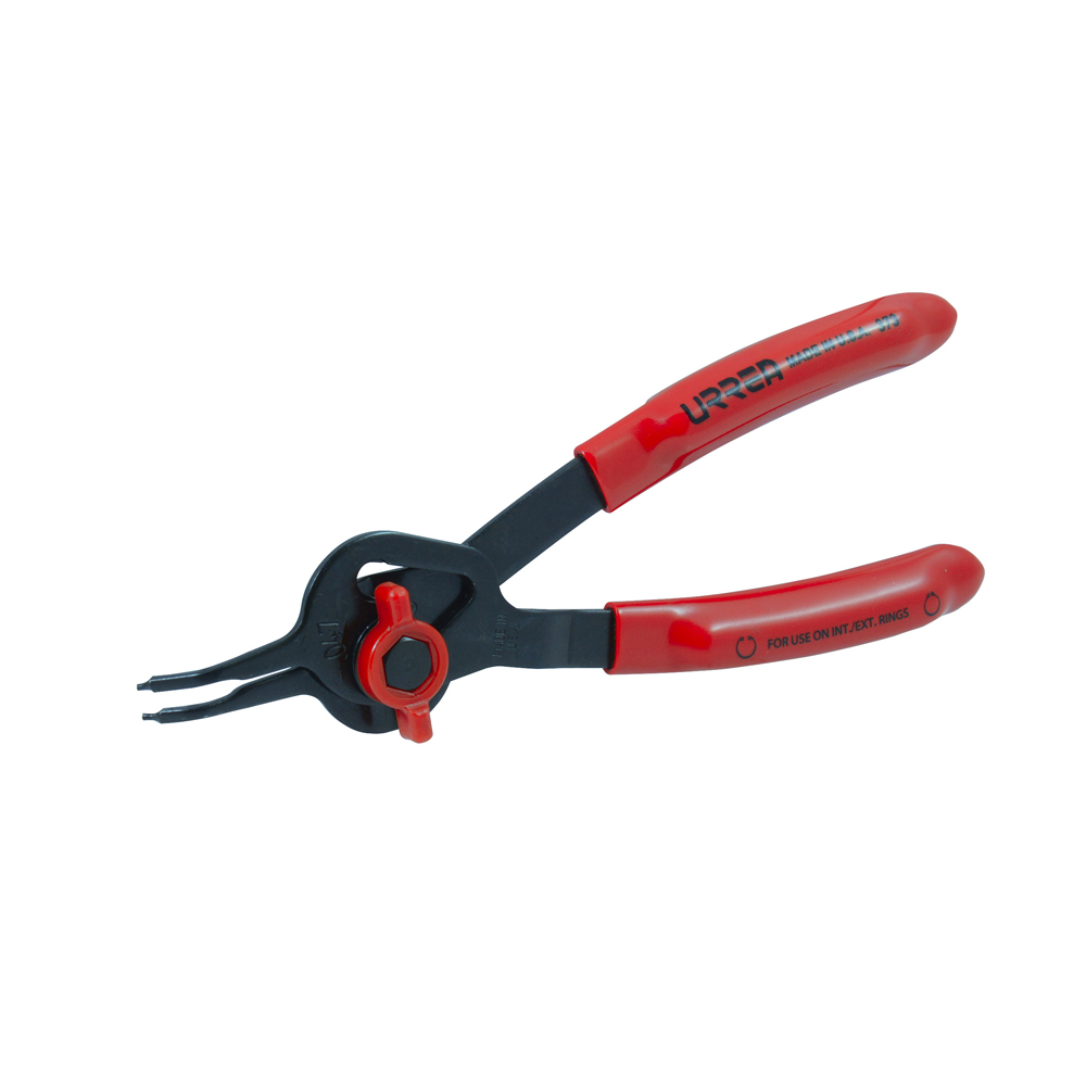 Pinza para anillos de retención convertibles con mariposa .090 ángulo de 0° Urrea