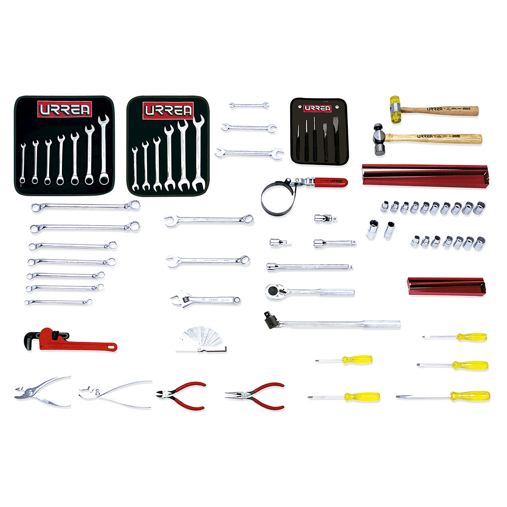 Juego combinado automotriz para mantenimiento 70 piezas Urrea