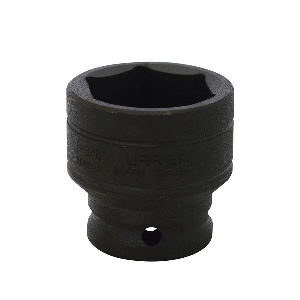 Dado de impacto cuadro de 1/2", 6 puntas, en pulgadas, 1-3/8" Urrea