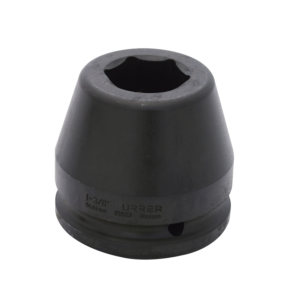 Dado de impacto cuadro de 1-1/2", 6 puntas, en pulgadas, 1-3/8" Urrea