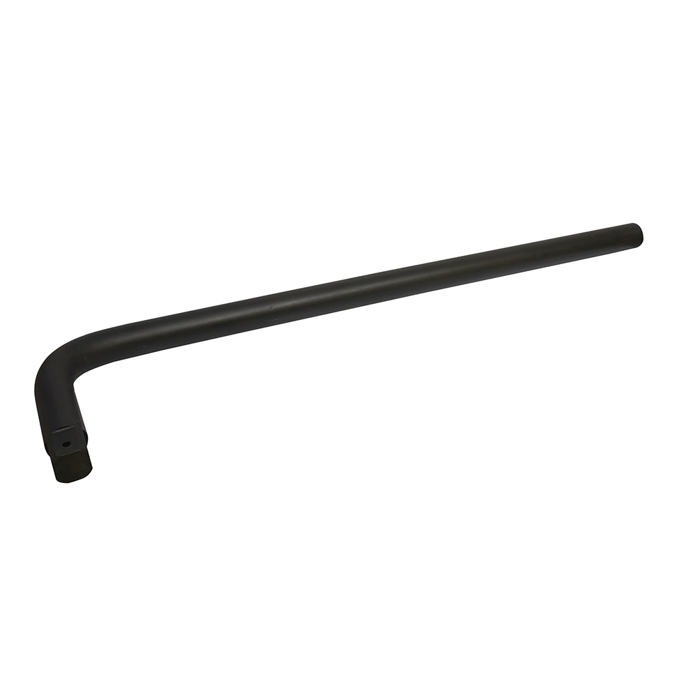 Mango en L  para dado de impacto con barreno pasado cuadro de 1-1/2", 38" Urrea