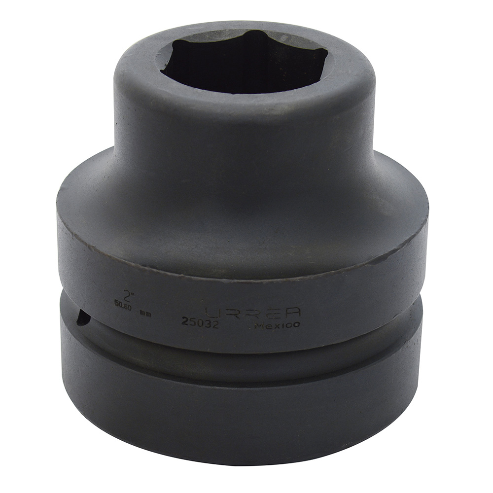 Dado de impacto cuadro de 2-1/2", 6 puntas, en pulgadas, 2" Urrea