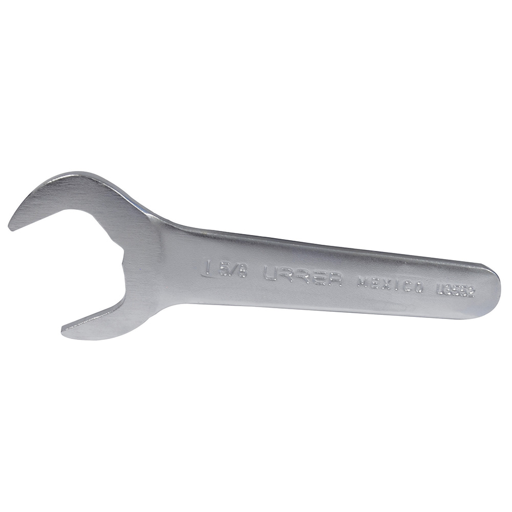Llave de servicio satinada en pulgadas, 1-5/8" Urrea