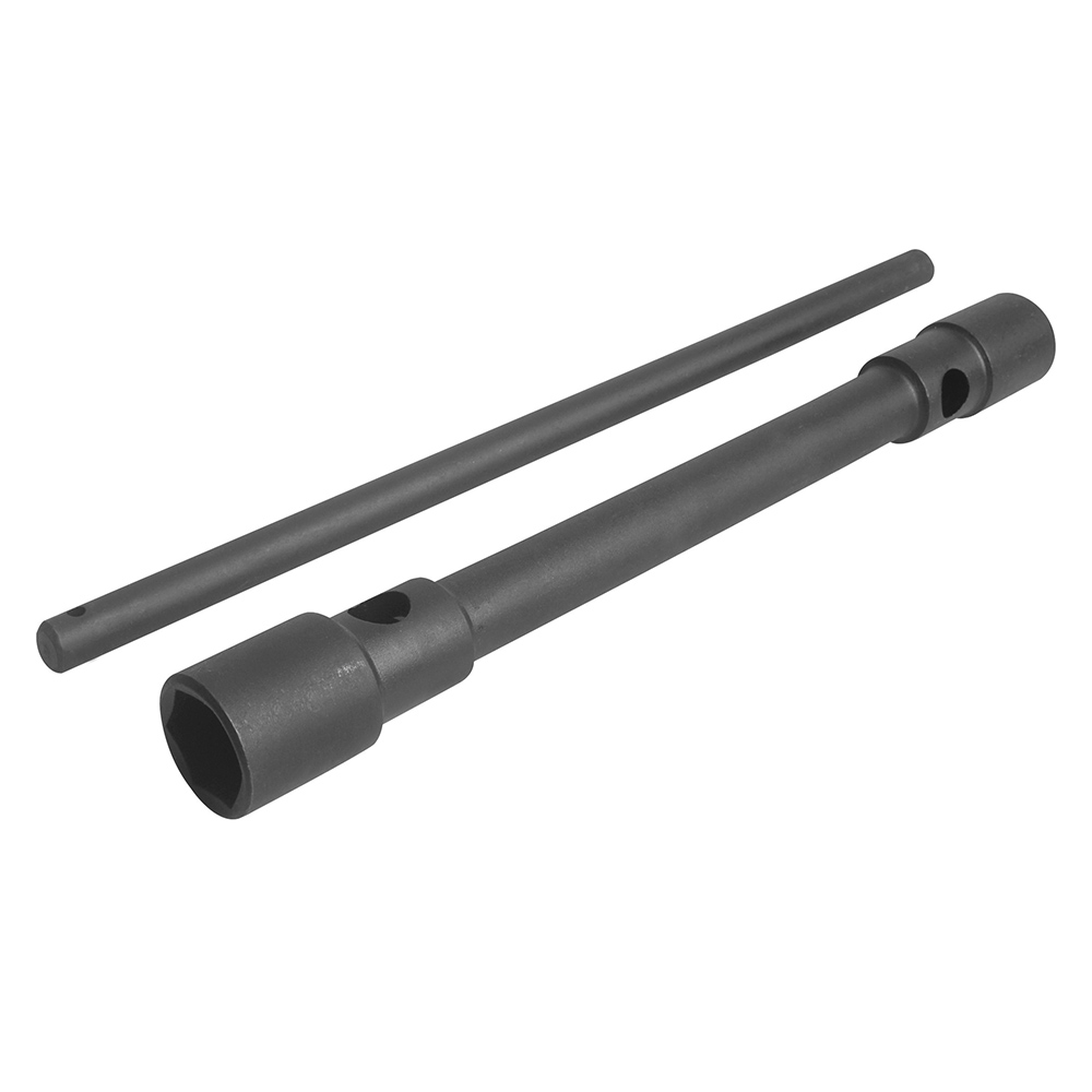 Llave de artillería pavonada doble boca hexagonal en pulgadas, 7/8" x 15/16" Surtek
