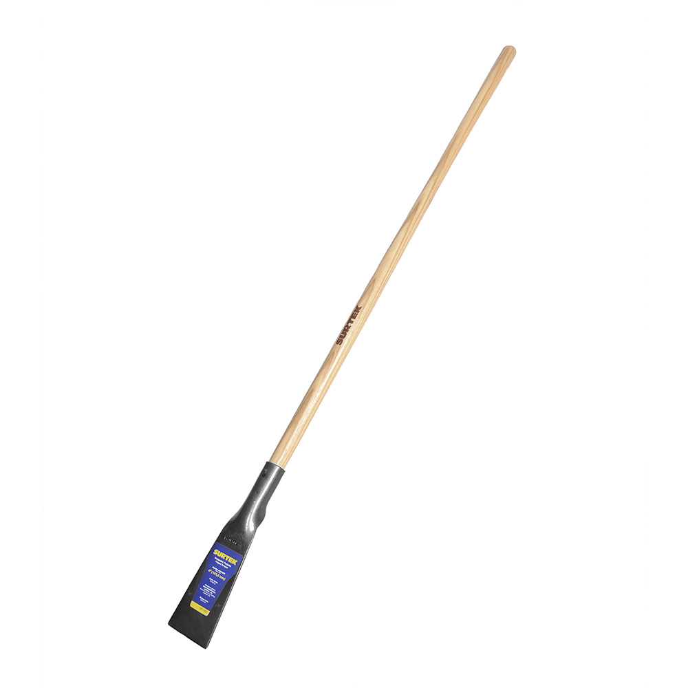 Raspador con mango de fibra de vidrio largo 4" Surtek
