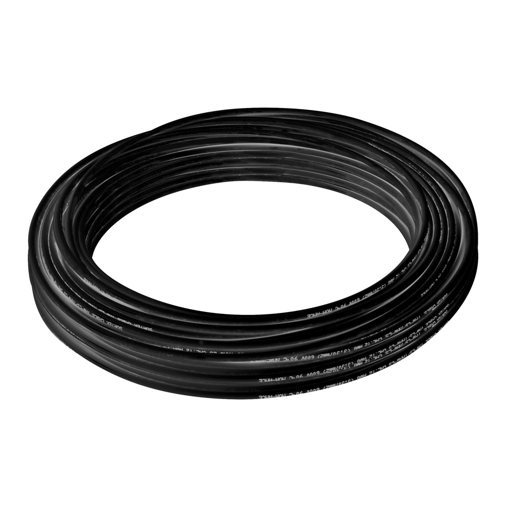 Cable eléctrico THW calibre 10, 100 m color negro Surtek