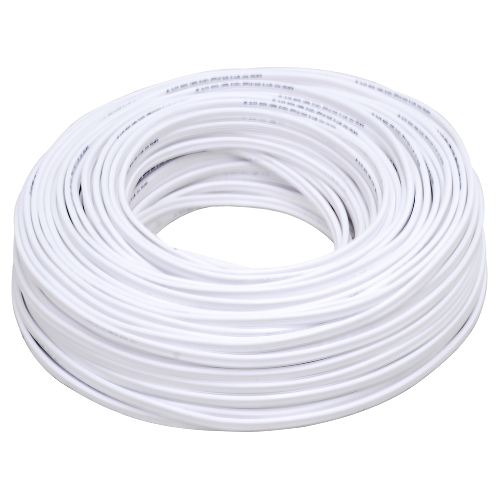 Cable eléctrico POT 2 x 12, 100 m color blanco Surtek