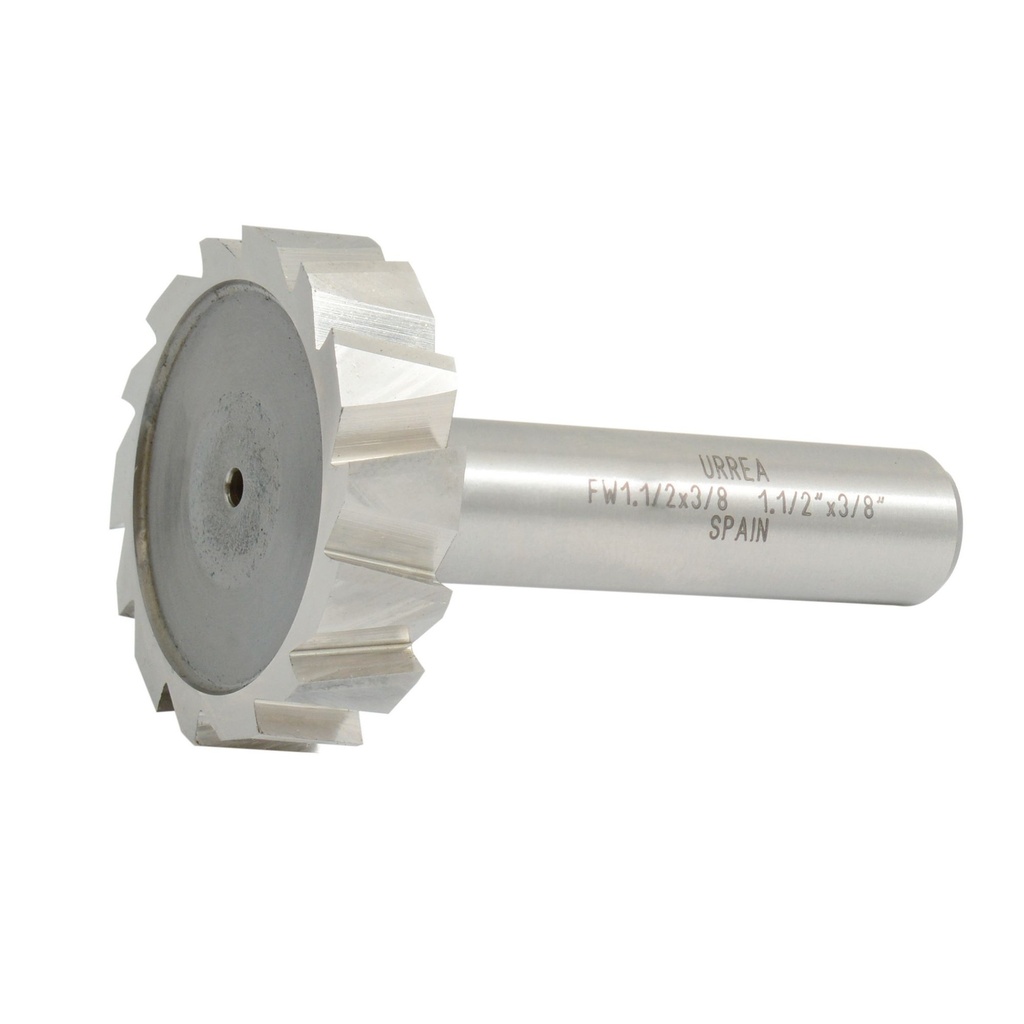 Fresa tipo woodruff de acero 1-1/4" x 1/4" Urrea