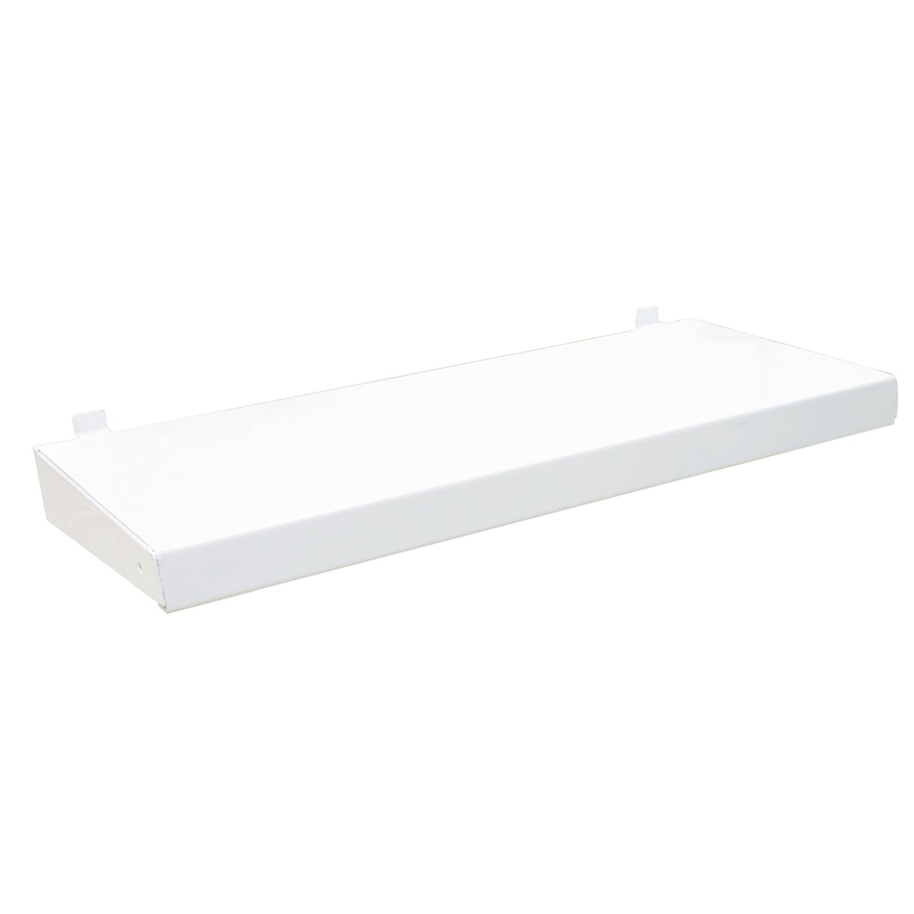 Charola multiusos tipo repisa blanca 55 x 28 x 4 cm Surtek