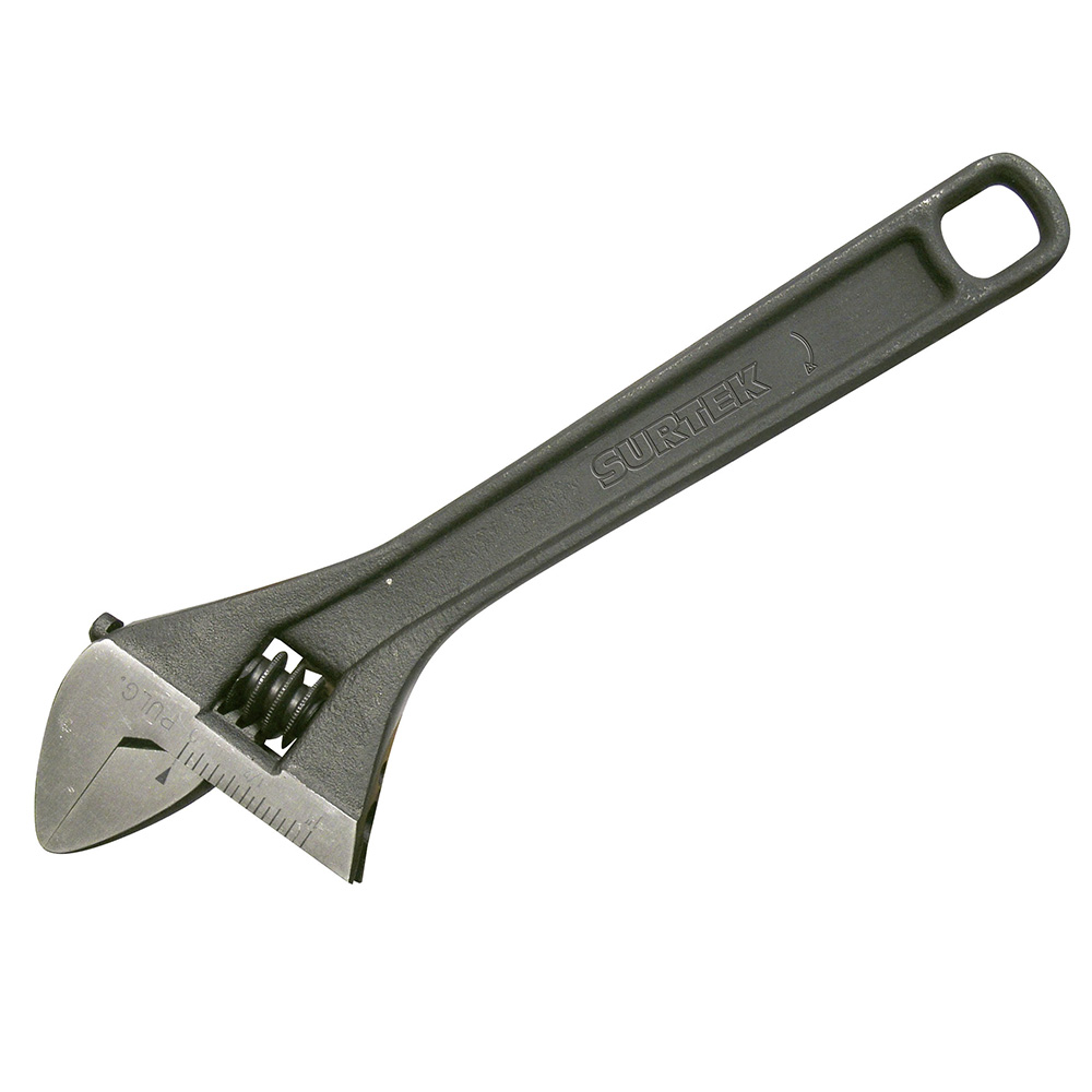 Llave ajustable pavonada 6" Surtek