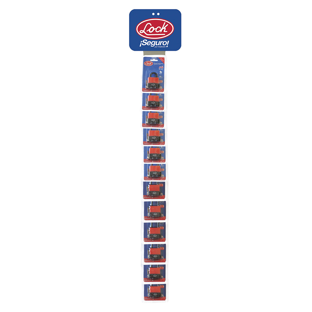 Tira de impulso con candados impermeables llave estándar 8 x 100 cm, 13 piezas Lock