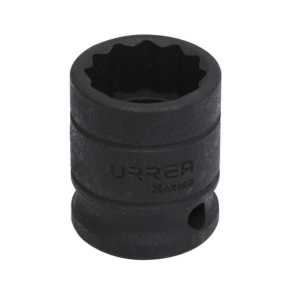 Dado de impacto cuadro de 1/2", 12 puntas, en pulgadas, 1-3/16" Urrea