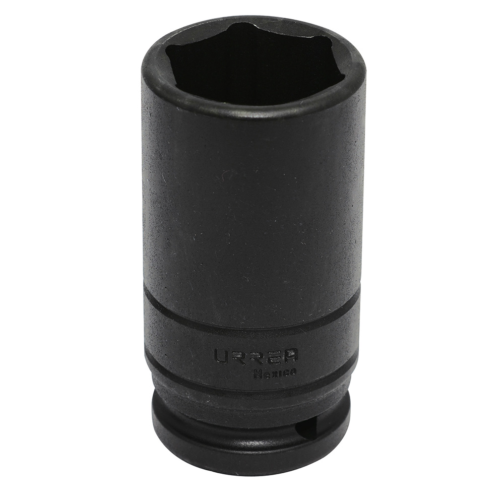 Dado de impacto largo pared delgada cuadro de 3/4", 6 puntas, en pulgadas, 1-3/8" Urrea