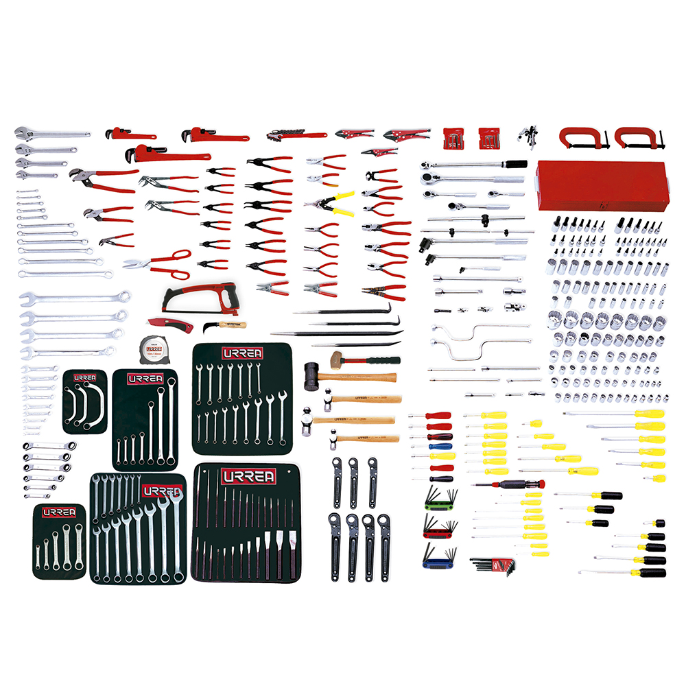 Juego maestro industrial combinado 397 piezas, sin gabinete Urrea