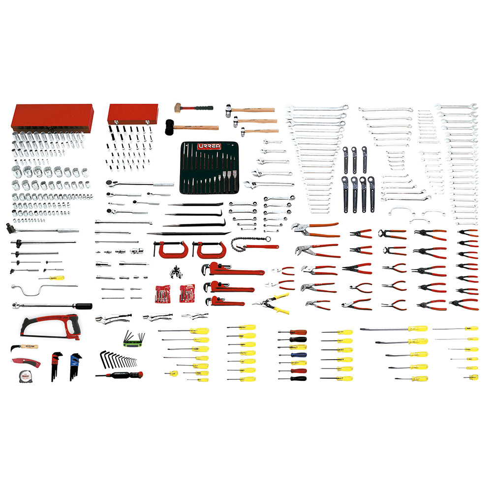 Juego maestro industrial combinado 439 piezas, sin gabinete Urrea