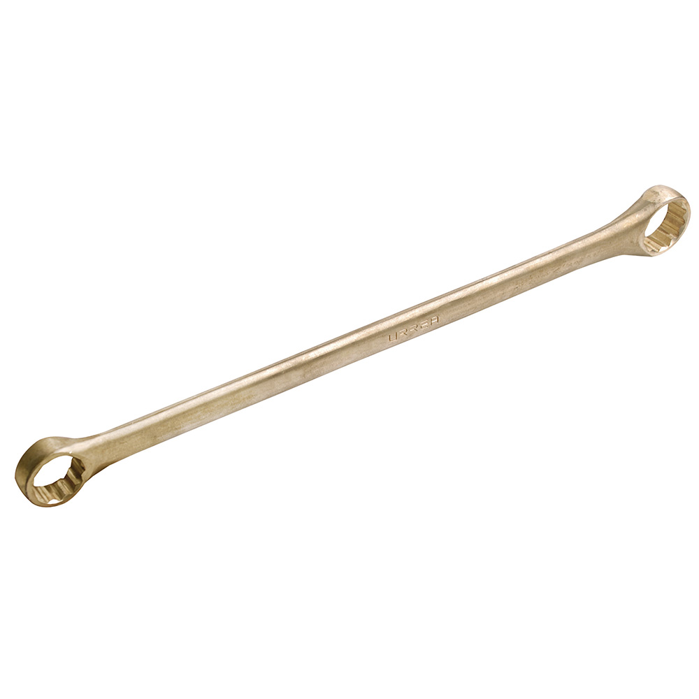 Llave de estrías de bronce-aluminio antichispa de 15° en pulgadas de 1-7/16" x 1-1/2" Urrea