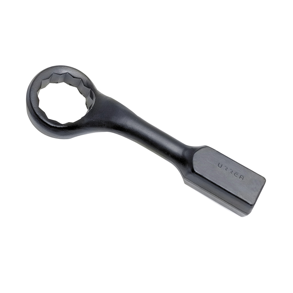 Llave de golpe acodada fosfatizada métrica, 12 puntas, 65 mm Urrea